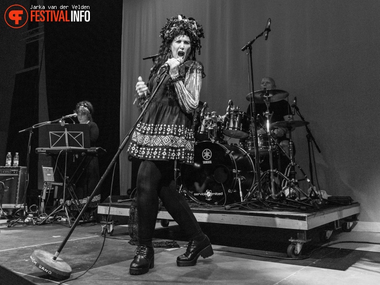 Lene Lovich Band op Wave Gotik Treffen 2019 foto