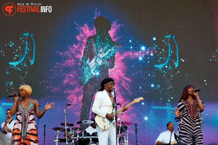 Nile Rodgers & Chic op Parkpop Saturday Night 2019 foto