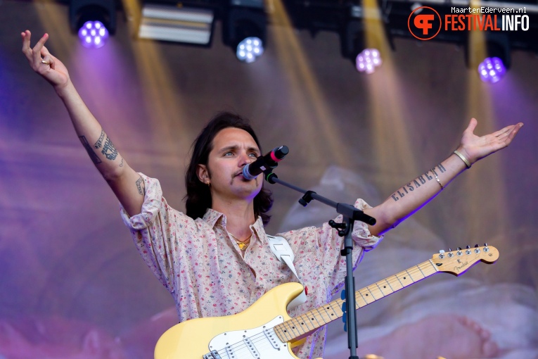 Jett Rebel op Parkpop 2019 foto