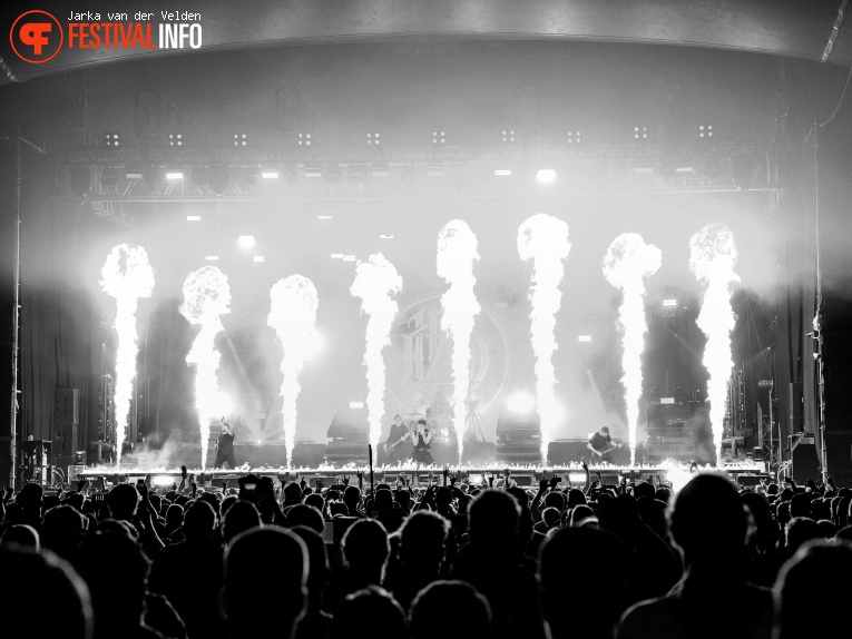 Parkway Drive op Jera On Air 2019 - Zaterdag foto