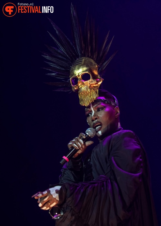 Grace Jones op Down the Rabbit Hole 2019 - vrijdag foto