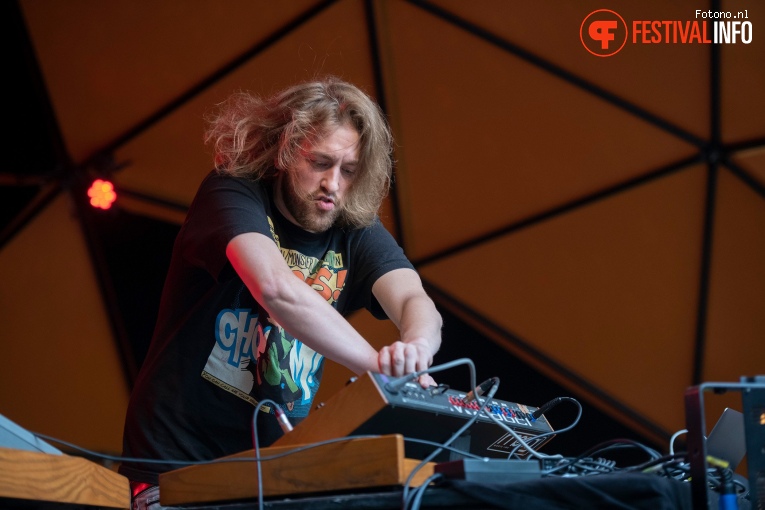 Niels Broos op Down The Rabbit Hole 2019 - zondag foto