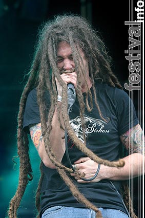 Shadows Fall op Dynamo Open Air 2004 foto