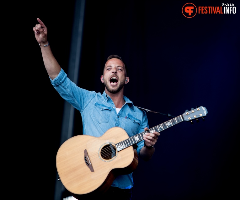 James Morrison op Bospop 2019 foto