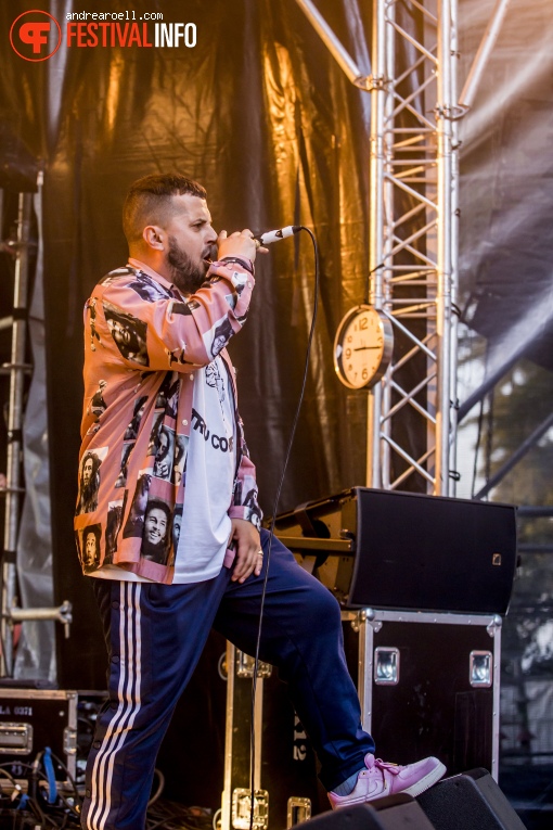 Zwangere Guy op Vierdaagsefeesten Nijmegen 2019 foto