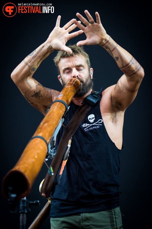 Xavier Rudd op Paléo Festival 2019 foto