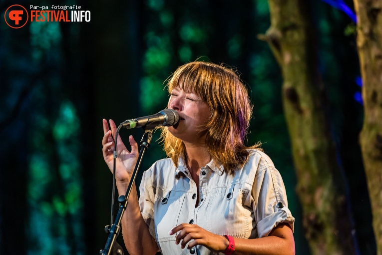 Marlene Bakker op Tussen de hoge Bomen 2019 foto