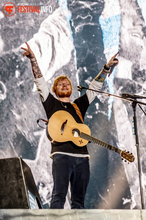 Foto Ed Sheeran op Sziget 2019 - woensdag