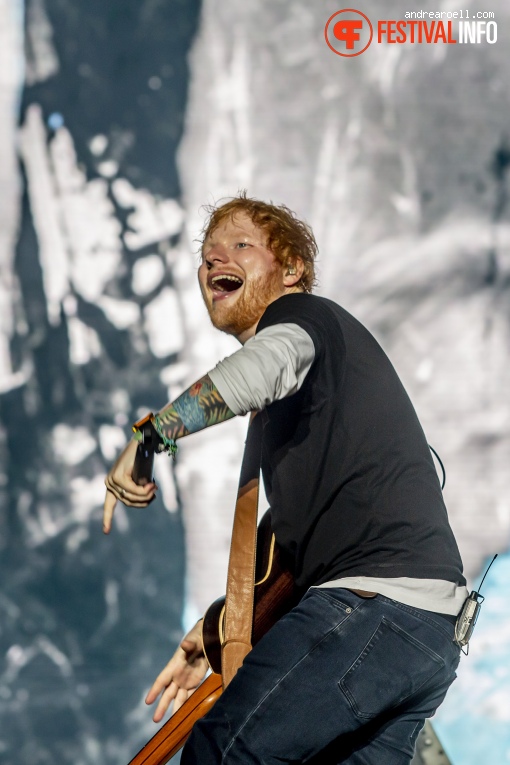 Ed Sheeran op Sziget 2019 - woensdag foto