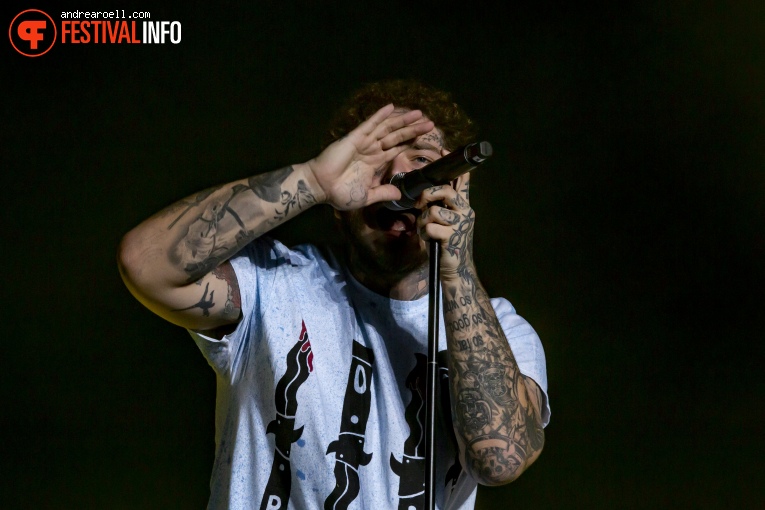 Post Malone op Sziget 2019 - zondag foto