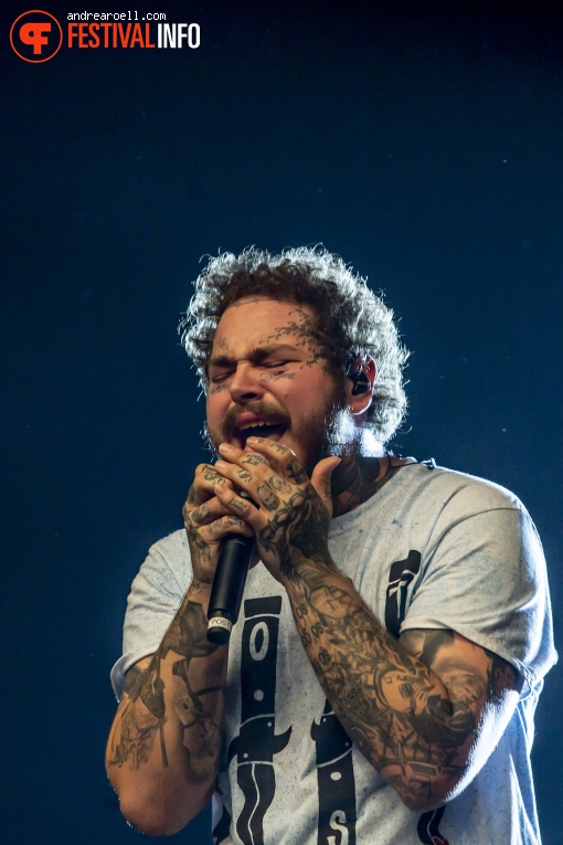 Post Malone op Sziget 2019 - zondag foto