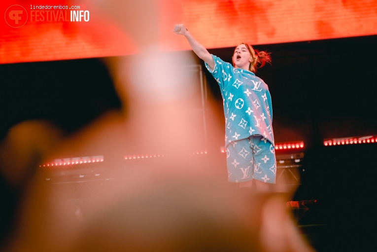Billie Eilish op Lollapalooza Berlin - 2019 - zaterdag foto