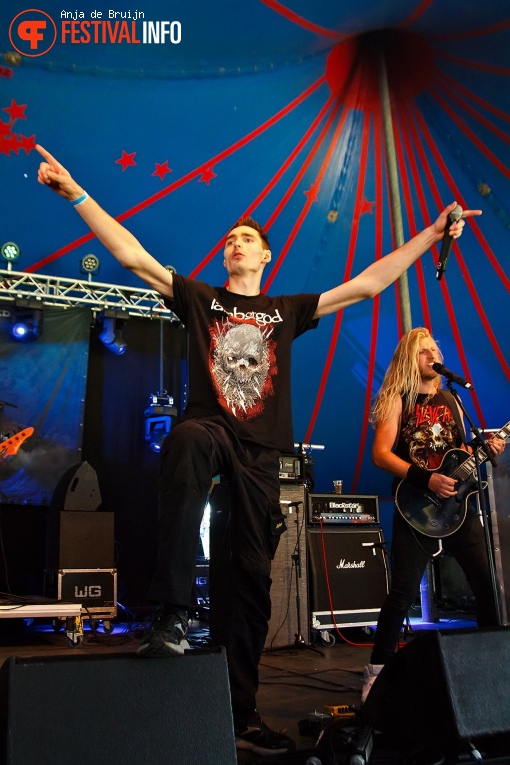 Hallowed Fire op Baroeg Open Air 2019 foto