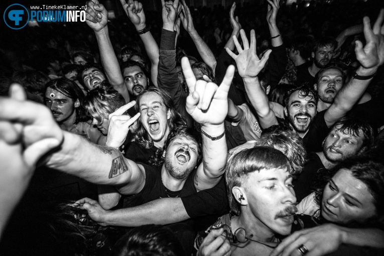 King Gizzard & The Lizard Wizard op King Gizzard & The Lizard Wizard - 06/10 - TivoliVredenburg foto