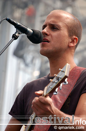 Milow op Picnic in the Park 2008 foto