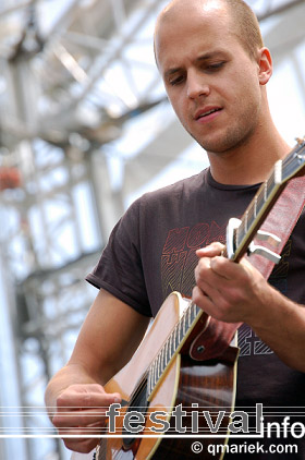 Milow op Picnic in the Park 2008 foto