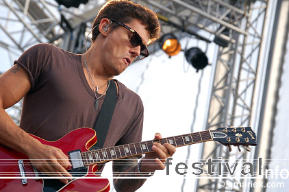 John Mayer op Picnic in the Park 2008 foto