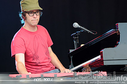 Ben Folds op Rockin' Park 2008 foto