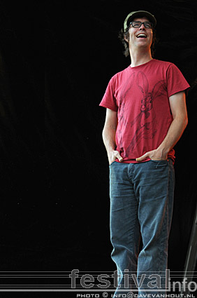 Ben Folds op Rockin' Park 2008 foto
