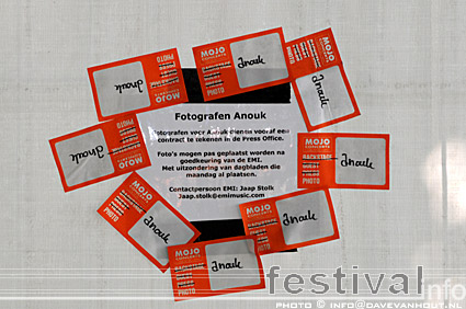 Foto Anouk op Rockin' Park 2008