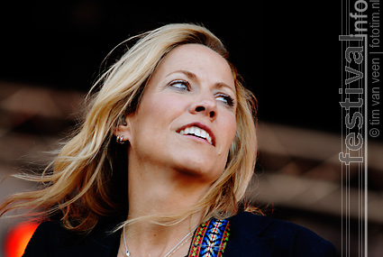 Sheryl Crow op Parkpop 2008 foto