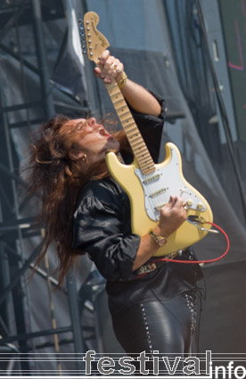 Yngwie Malmsteen op Graspop 2008 foto