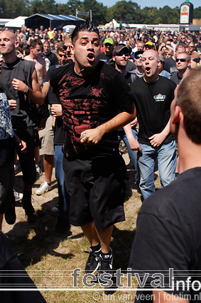 Death By Stereo op Wâldrock 2008 foto