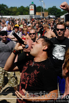 Death By Stereo op Wâldrock 2008 foto