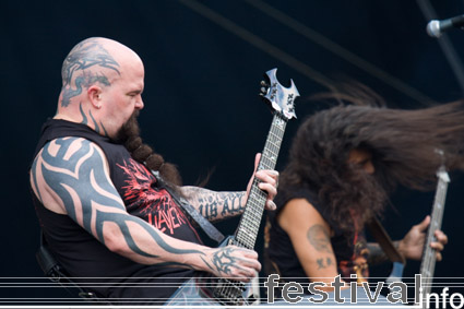 Slayer op Rock Werchter 2008 foto