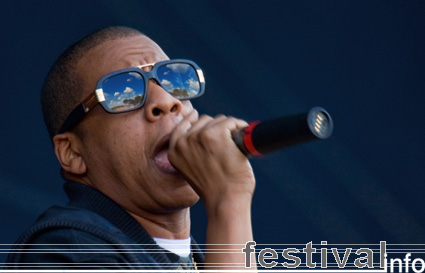 Jay-Z op Rock Werchter 2008 foto