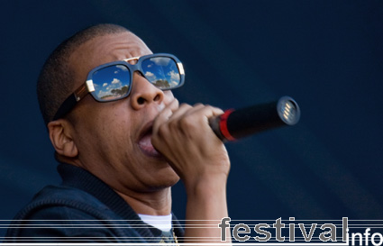 Jay-Z op Rock Werchter 2008 foto