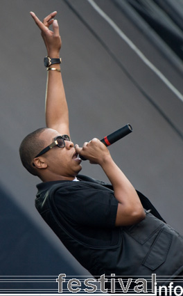 Jay-Z op Rock Werchter 2008 foto