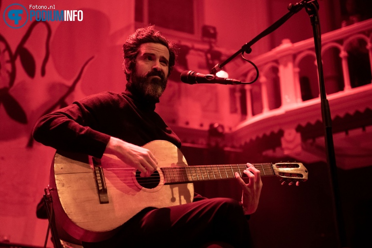 Devendra Banhart op Devendra Banhart + Vetiver - 01/02 - Annabel foto