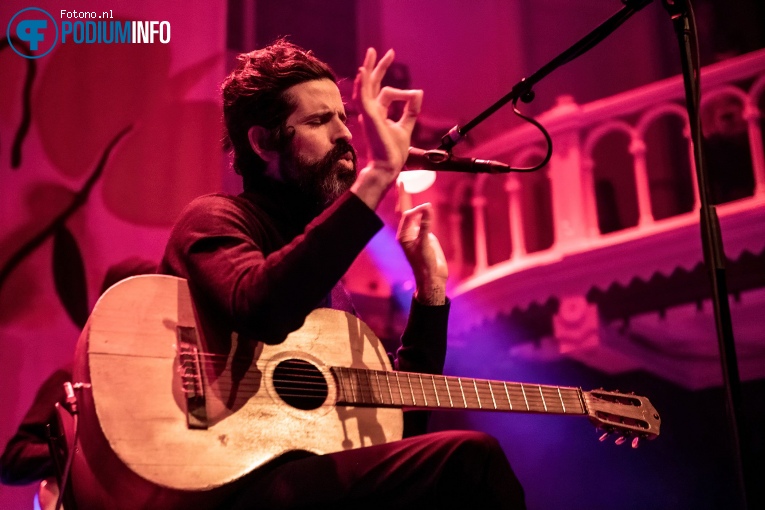 Devendra Banhart op Devendra Banhart + Vetiver - 01/02 - Annabel foto