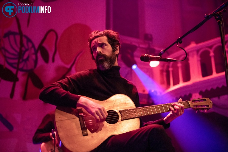 Devendra Banhart op Devendra Banhart + Vetiver - 01/02 - Annabel foto