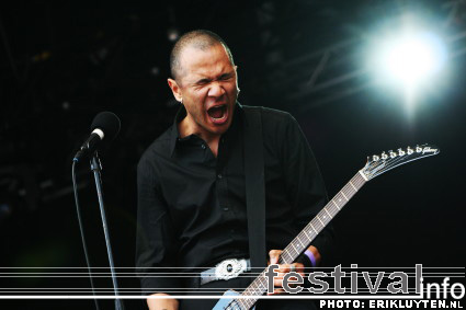 Danko Jones op Bospop 2008 foto