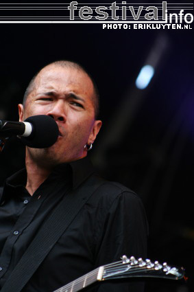 Danko Jones op Bospop 2008 foto