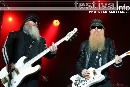 ZZ Top op Bospop 2008 foto