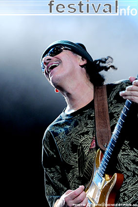 Santana op Bospop 2008 foto