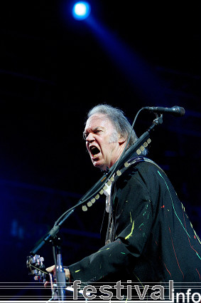 Neil Young op Roskilde 2008 foto