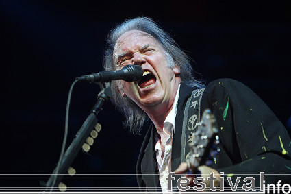 Neil Young op Roskilde 2008 foto