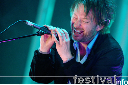 Radiohead op Roskilde 2008 foto