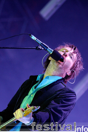 Radiohead op Roskilde 2008 foto