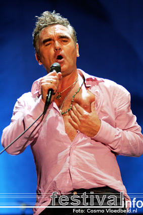 Morrissey op Benicàssim 2008 foto