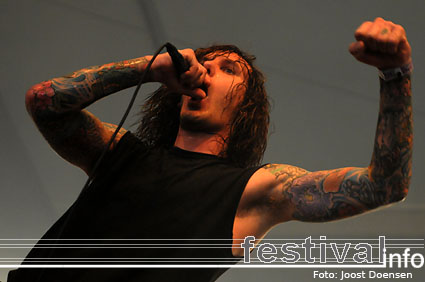 As I Lay Dying op Pukkelpop 2008 foto