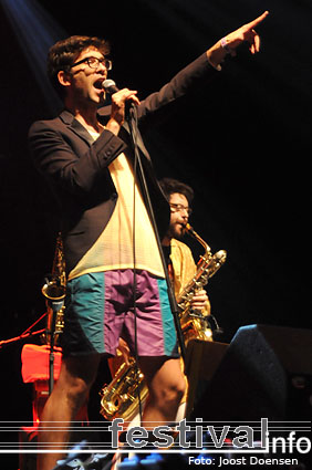 Jamie Lidell op Pukkelpop 2008 foto