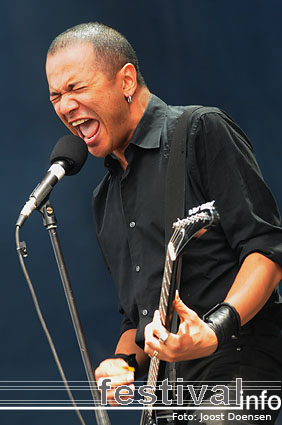 Danko Jones op Pukkelpop 2008 foto