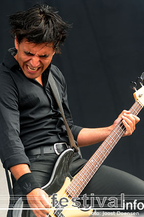 Danko Jones op Pukkelpop 2008 foto