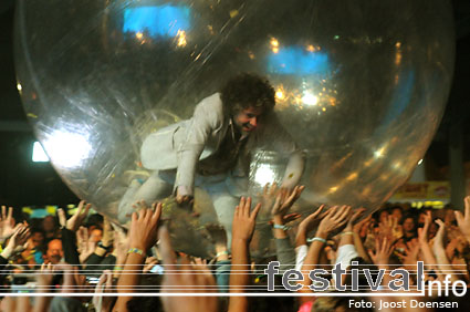 The Flaming Lips op Pukkelpop 2008 foto