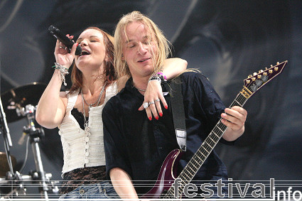 Nightwish op Lowlands 2008 foto